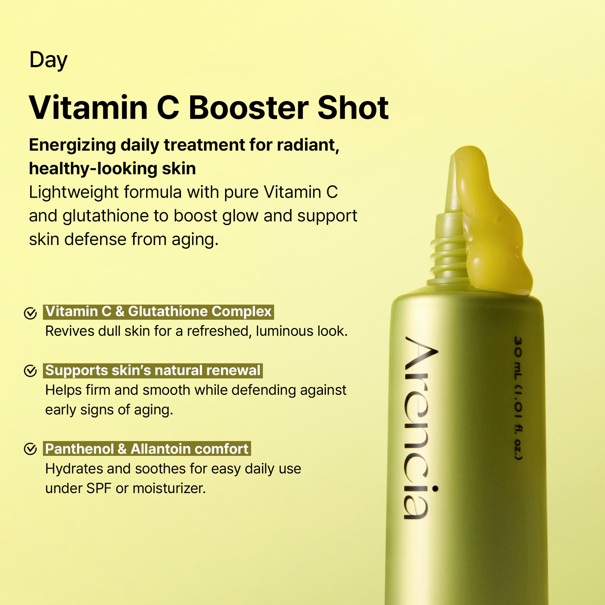 Reverse Aging Boosting Trio, Anti-Aging, Fine Lines Eraser, Vitamin C + Glutathione + Retinal + Caffeine + Peptides for Youthful Skin