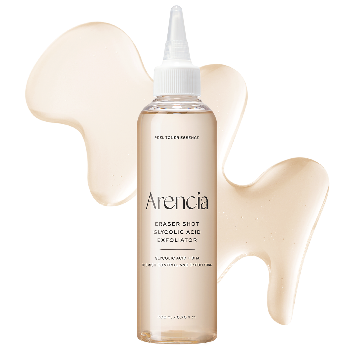 Eraser Shot Glycolic Acid Exfoliator, Clarifying AHA + BHA Toner for Smoother Texture & Clear-Looking Skin, 6.76 fl. oz.