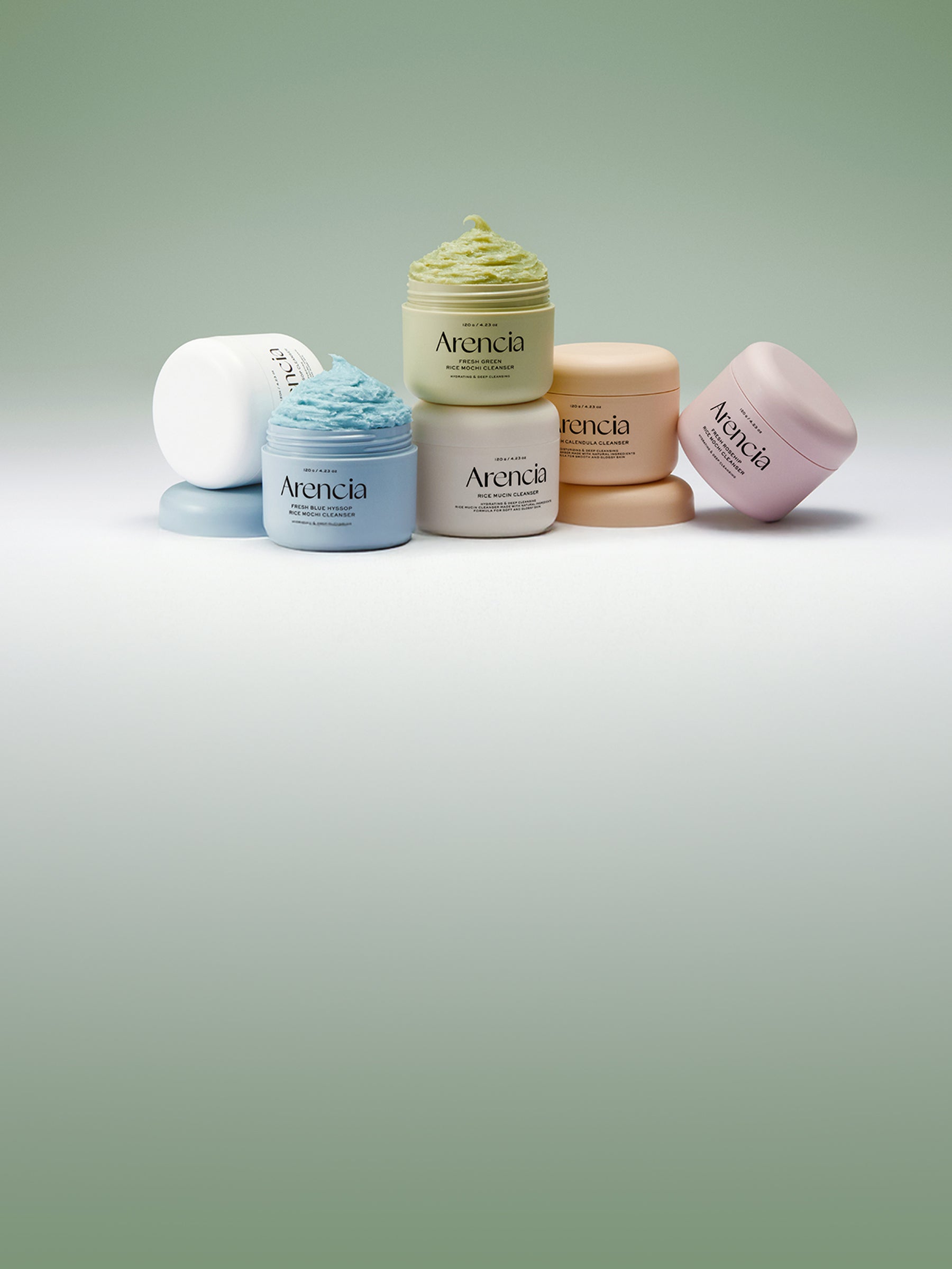 Arencia スキンケアセット Arencia フレッシュグリーンクレンザースペシャルケアセット